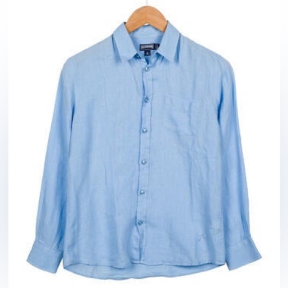 Vilebrequin Other - Vilebrequin Kids Boys' Linen Button-Up Shirt Sz 10